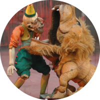Karromato Circo de Madera - Dřevěný cirkus - Wooden Circus - Czech puppet